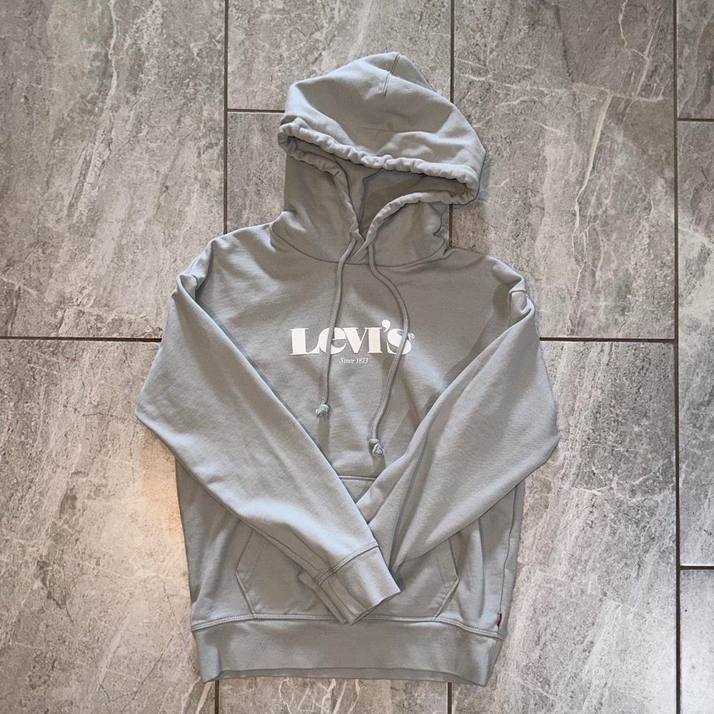 levi's retro graphic hoodie xs